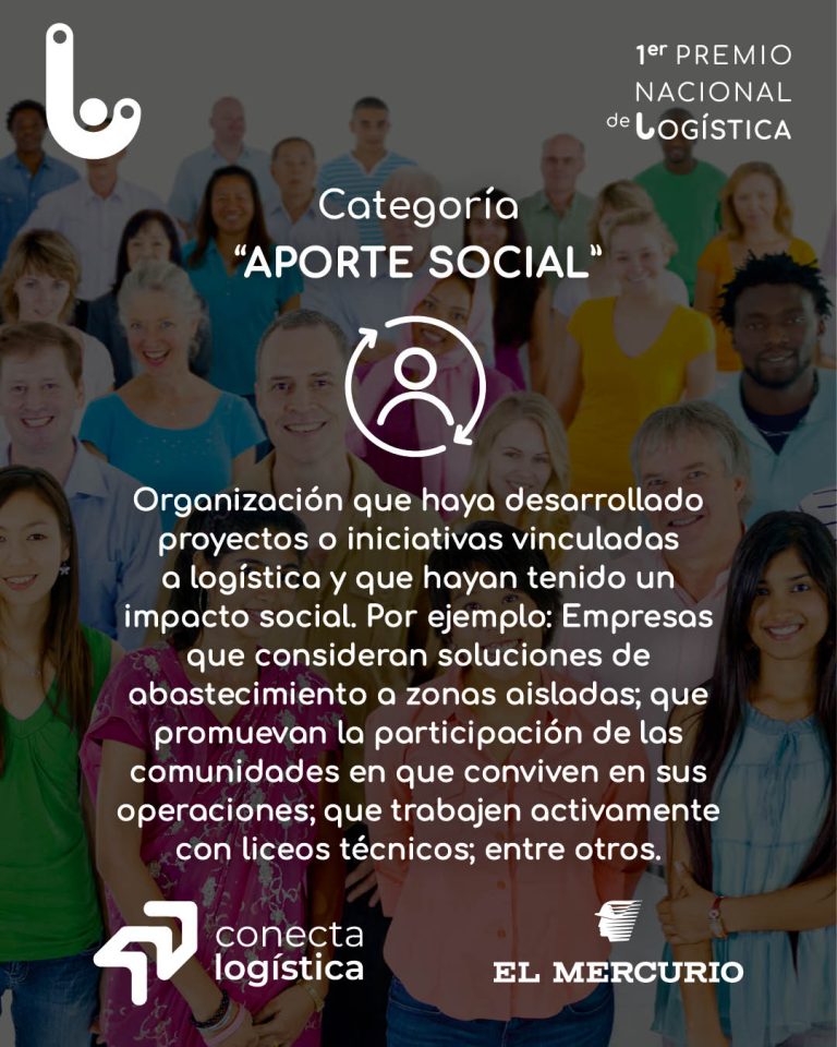 Premio Nacional de Logística 2023: Categoría Aporte Social